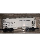 N Scale Bachmann Rio Grande D&amp;RGW 12057 Covered Hopper Car - $20.30 CAD