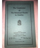 the constitution of the reformed church in america - $39.48