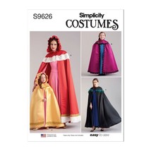 Simplicity Sewing Pattern 9626 R11591 Cape Costume Misses Child Size S-XL - £7.90 GBP