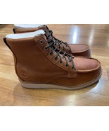 TIMBERLAND MENS REDWOOD EDGE MID LACE CHUKKA BOOT MD BROWN FULL GRAIN A6... - $280.54 CAD