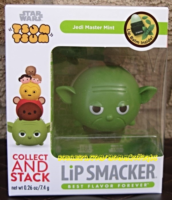 Star Wars Yoda Lip Smacker Tsum Tsum Stackable Lip Balm Jedi Master Mint - $9.50