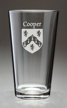 Cooper Irish Coat of Arms Pint Glasses - Set of 4 (Sand Etched) - £54.62 GBP