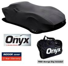 C3 Corvette HIGH END Onyx Black Satin Custom Stretch Indoor Car Cover 68 - 82 - £140.70 GBP