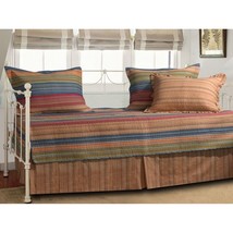 Reversible 5-Piece Daybed Bedding Set with Bed-skirt and Three Pillow Shams - $3,427.95 MXN