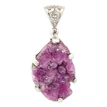 Stones Desire Pink Cobalto Calcite Pendant Necklace (22&quot;) Pink - £151.11 GBP