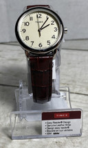 Timex Easy Reader Women&#39;s Watch TW2R30300 Quartz 30mm Brown Leather Strap - $38.60