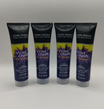 4x John Frieda Violet Crush For Blondes Purple Shampoo 2oz Each - £14.13 GBP