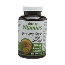 Lifeplan High Strength Brewers Yeast 300mg 500 Tablets  - $23.00