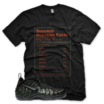 New Success Nutrition Fact T Shirt For N Pro Foamposite Sequoia Orange Legion - £21.67 GBP