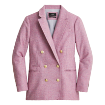 NWT J.Crew Bristol Blazer in Lilac Herringbone Wool Double-Breasted Jack... - $198.00