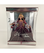 Barbie Collector Holiday Fashion Doll Special 2004 Edition Burgundy Gown... - £77.80 GBP