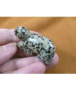 (Y-SEAL-563) spotted Jasper SEAL gemstone carving FIGURINE gem seals sea... - $19.03 CAD