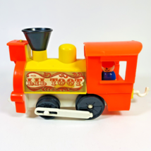 Lil Toot Plastic Train Engine w/ Conductor Vintage Gay Toys #470 Made In USA 70s - $13.97