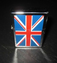 Vintage Souvenir British Union Jack Flip Top Style Flip Top Lighter - £15.97 GBP