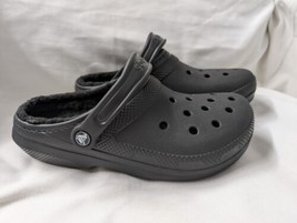 Crocs Dual Comfort Classic Faux Fur Lined Clog Black Size 7 Men’s / 9 Women’s - £15.62 GBP
