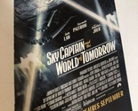 2004 Sky Captain And The World Of Tomorrow Vintage Print Ad Advertisemen... - $7.91