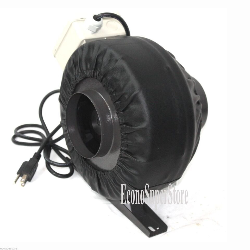6&quot; Inline Hydroponic Ventilation Fan Air Blower 440 CFM - 2890 RPM 110v - $68.24