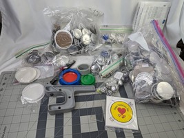 Badge a Minit Button Maker Pinbacks Tool Accessories Supplies Lot - $149.95