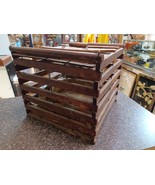 Vtg Humpty Dumpty Wood Slat Egg Crate Wooden Handle Cummer Mfg 13&quot; x 13&quot;... - €86,24 EUR