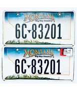 2011 United States Montana Gallatin County Passenger License Plate 6C 83201 - €17,18 EUR