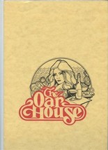 The Oar House Menu West Sample Road Coral Springs Florida 1970&#39;s - £29.58 GBP