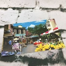 Vintage Postcard Flower Mart Disneyland  - £4.63 GBP