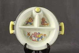 Vintage Excello Child&#39;s Food Jack &amp; Jill Holland Dutch Pastel Baby Dish Warmer - £14.04 GBP
