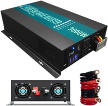 Wzrelb Reliable 3000W Pure Sine Wave Solar Power Inverter 24V, Ledblack). - £272.56 GBP