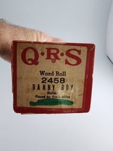 QRS Player Piano Word Roll 2458 Danny Boy By Frank Milne - £7.72 GBP