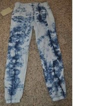 Girls Joggers Jeggings Vanilla Star Blue Tie Dye Lightweight Soft Pants-sz 7 - £11.82 GBP