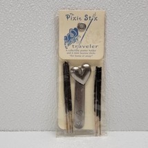 Vintage Pixie Stix Traveler Mini Pewter Incense Stick Holder Heart - New - $13.16