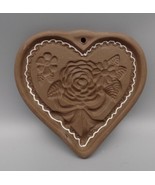 Hartstone Heart and Flowers Cookie Mold Vintage USA Candy Cutter - £9.71 GBP