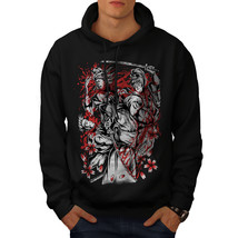 Wellcoda Hero Knight Warrior Mens Hoodie, Japanese Casual Hooded Sweatshirt - £25.79 GBP+