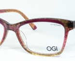 OGI Heritage 9124 2274 Grau Weinrot Fade Brille Brillengestell 48-17-140... - $96.02