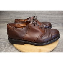 Florsheim At Ease Shoes Mens 13M Brown Oxford Leather Dress - £24.33 GBP