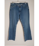 CARHARTT Curvy Fit Jeans Blue Stretch Denim WB014 36x32 Women&#39;s Size 16 - $346.33 MXN