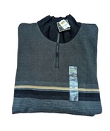 Knights Sportswear Black Gray Stripe Mock Neck Quarter-Zip Sweatshirt Si... - $920.07 MXN Knights Sportswear Black Gray Stripe Mock Neck Quarter-Zip Sweatshirt Si... - $920.07 MXN