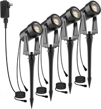 Sunthin Outdoor Landscape Lighting, 4 Pack Outdoor Spot Lights With Tran... - $47.60