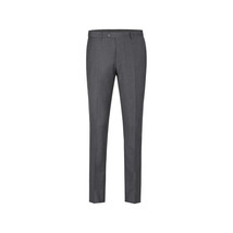 Men Renoir Flat Front Suit Separate Pants Slim Fit Soft Feel 202-1 Charcoal image 12