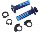 ODI Emig Pro V2 Soft MX Lock On Locking Grips Blue/Light Blue 2 &amp; 4 Stro... - £26.50 GBP