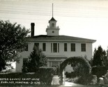 RPPC Carter Contea Tribunale Casa Ekalaka Montana MT W Auto Cartolina S20 - $28.64