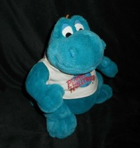 Vintage Planet Hollywood Bubba Blue Baby Dragon Musical Stuffed Animal Plush Toy - £36.63 GBP