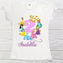 Princess T Shirt | Girls birthday shirt | Princess girls shirts | Girls shirts - £11.98 GBP+