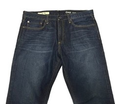 Gap Men’s Slim Flit Dark Wash Jeans Size 34x32 EXCELLENT CONDITION  - £19.85 GBP