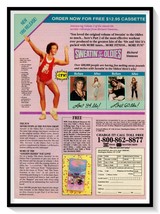 Richard Simmons Sweatin&#39; to the Oldies 2 Ad Vintage 1990 Magazine Advertisement - £7.57 GBP
