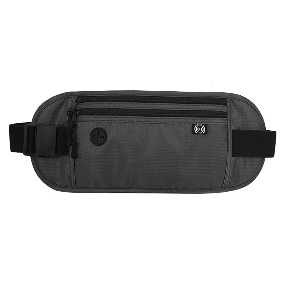 Waterproof Invisible  Waist Bag Multifunctional Two-layer Zipper Fanny Pack Pouc - £116.99 GBP