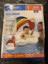 Swim School Baby Float Rainbow Cloud 6-18 Month Level 1 Pool Seat UPF50 Top New - £8.32 GBP