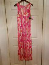 Half Moon Modern Movement Maxi Patio Dress M Long Sundress New Nwt $58 - £27.13 GBP