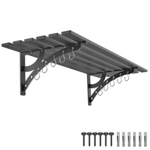 16X 38&#39;&#39; Heavy Duty Metal Tube Garage Shelves, Sturdy Garage Wall Shelvi... - $124.99