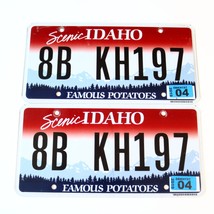 2004 United States Idaho Bonneville County Passenger License Plate 8B KH197 - $23.75